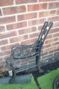 Pair of Metal Garden Bench Ends