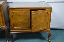 1950's Glass Topped Drinks Cabinet