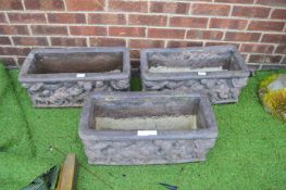 Three Garden Planters