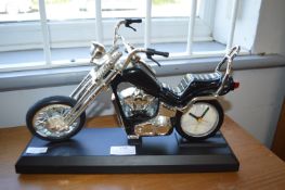 Chopper Style Motorbike Clock