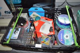 Recordable DVDs, Blank Cassette Tapes, Flash Drive