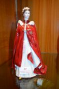Royal Worcester Figurine Commemorative The Queen's