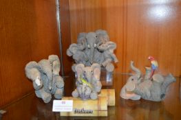 Four Tuskers Elephant Figures
