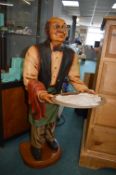 Butler with Serving Tray