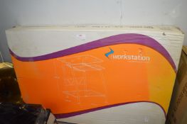 Glass Topped Workstation Flatpack