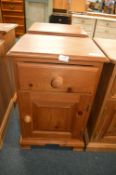Solid Pine Bedside Cabinet