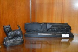 Model of The Sir Nigel Gresley Steam Train Made fr