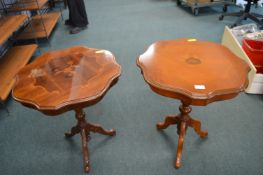 Two Tripod Wine Tables