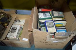 Eight Track Cartridges plus Paperback Books