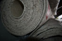 4m wide Roll of Pale Brown Carpet