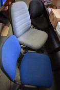 Two Swivel Chairs and a Reception Chair