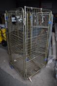 5.5ft Storage Cage on Castors