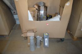 Pallet Containing a Quantity of Flatpack Furniture, Fans, Lanterns, etc. (salvage)