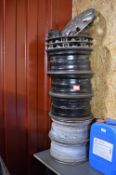 Twelve Car Wheel Rims