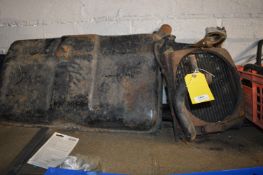 Fuel Tank and a Mini Radiator, plus a Basket of Hoses