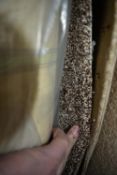 4m wide Roll of Brown & Cream Speckle Carpet