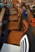 Six Assorted Wooden Chairs