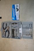 Part Mini Tool Set and Silverline 0-25mm Micrometer