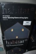 Two Boxes of Solar Dancing Flame String Lights