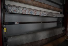 Fixed Carpet Rack 4.3m wide x 2.5m tall (contents not included, collection by appointment)