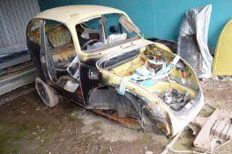 VW Beatle Body for Spares, No Engine