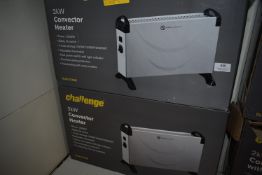 Two Challenge 2kw Convector Heaters