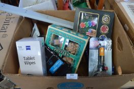 Coat Rack, Games, Poker Chips, Sprinkler, etc.