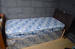 Single Divan Bed with Mattress