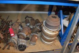 Quantity of Dynamos, Starter Motors, Alternators, and Three Wheel Hubs