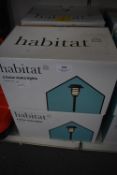 Two Boxes of Six Habitat Solar Stake Lights