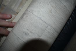 3m x 2m Roll of Pale Grey Wood Effect Vinyl Flooring