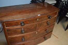 Bow Fronted Six Drawer Cabinet