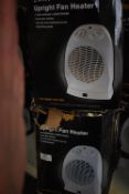 Two Challenge Upright Fan Heaters