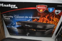 Two Master Lock Security Chests (one without keys)