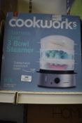 Cookworks Three Bowl Steamer