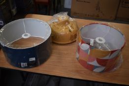 Three Assorted Light Shades