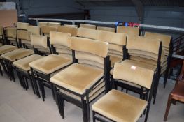 75+ Steel Framed Stackable Chairs with Upholstered Seats & Backs