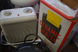 Challenge Upright Under Desk Heater, and a Simple Value Ceramic Heater