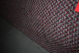 4m wide Roll of Red, Blue & Grey Speckle Carpet
