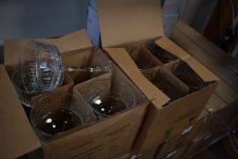 Two Boxes of Four Elysia Champagne Glasses