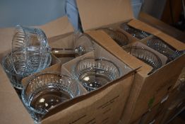 Two Boxes of Four Elysia Champagne Glasses