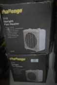 Two Challenge Upright Fan Heaters