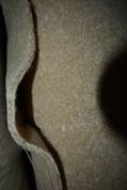 4m wide Roll of Beige Carpet