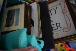 Assorted Prints and Picture Frames etc. (tray not included)