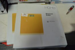 Two Home Electronic Scales