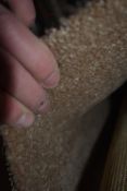 4m wide Roll of Light Brown Carpet
