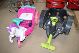 Disney Princess Chariot, and an Electric Buggy Trailer