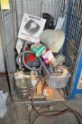 Various Household Items Including Vacuum Cleaner, Kettle, Iron, etc. (cage not included)