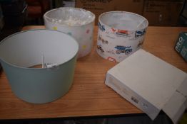 Three Assorted Light Shades