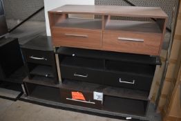 Three TV Stand and a Side Unit